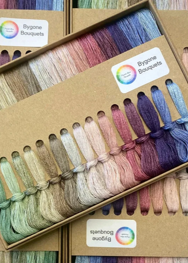 Paint-Box Threads - Fine Weight Silk - 15x Gift Box - Bygone Bouquets