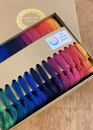 Paint-Box Threads - Extra Fine Spun Silk - 15x Gift Box - Hot House Blooms