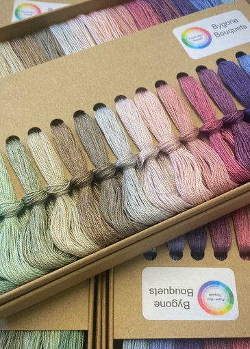 Paint-Box Threads - Fine Weight Silk - 15x Gift Box - Bygone Bouquets