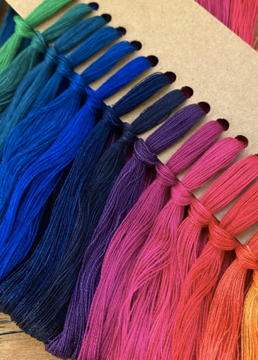 Paint-Box Threads - Extra Fine Spun Silk - 15x Gift Box - Hot House Blooms