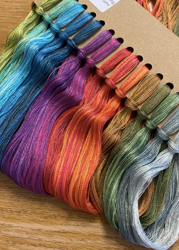 Paint-Box Threads - Fine Weight Silk - 15x Gift Box - Shimmering Spectrums