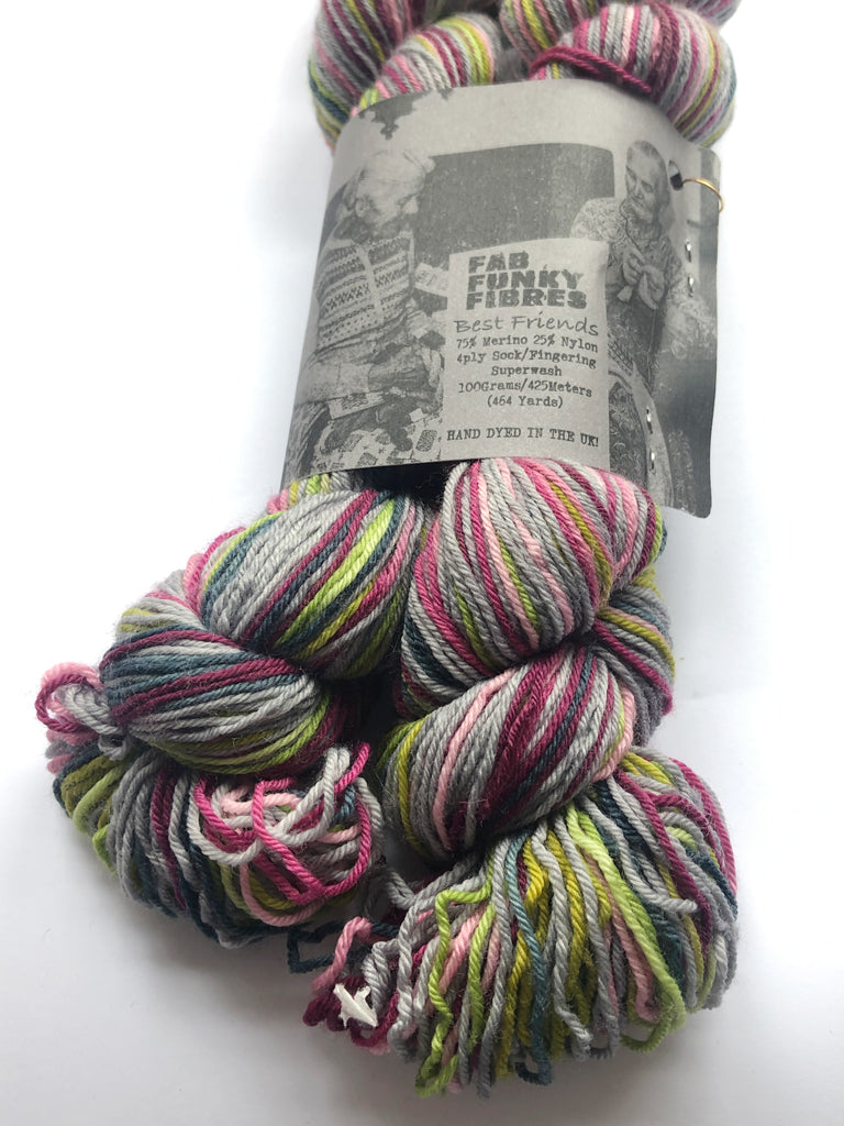 Fab Funky Fibres - Self-striping hand-dyed yarn