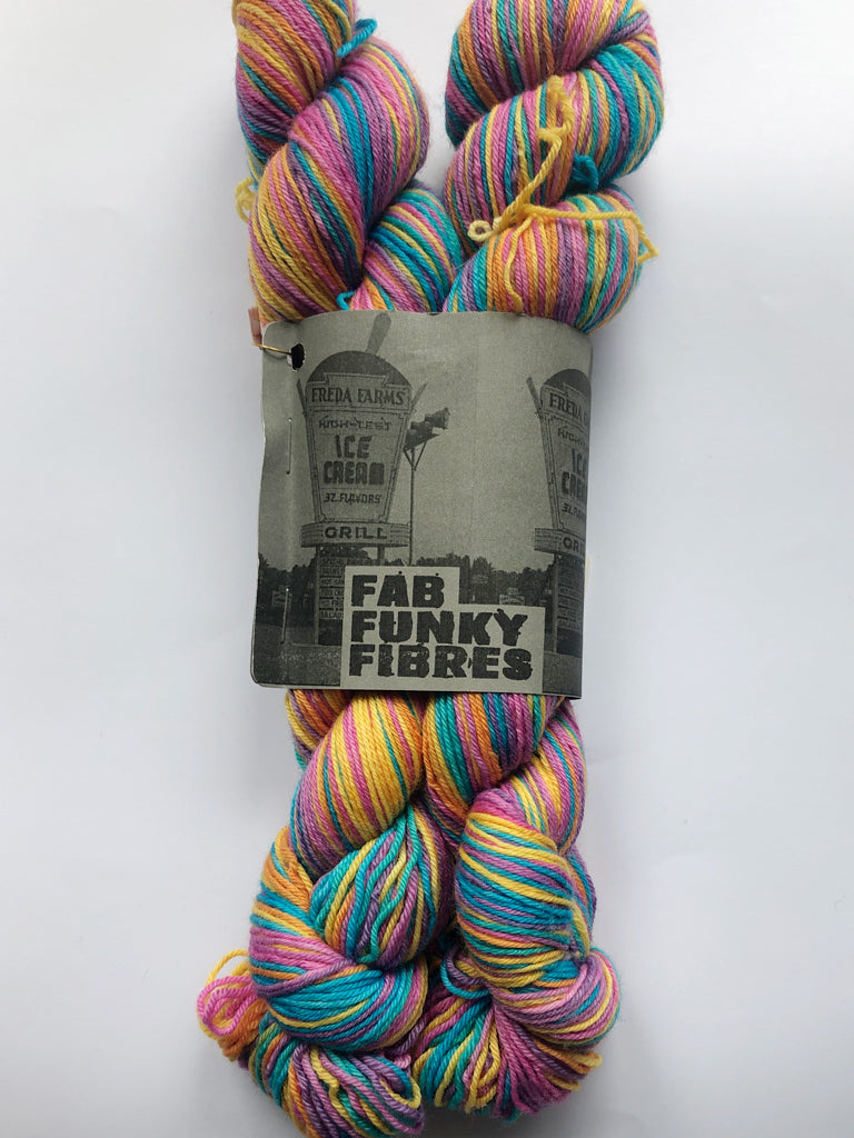 Fab Funky Fibres - Self-striping hand-dyed yarn