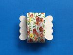 Vintage bias binding: floral pattern