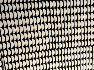 Merchant & Mills: Black Semi Circle Indian Block Print