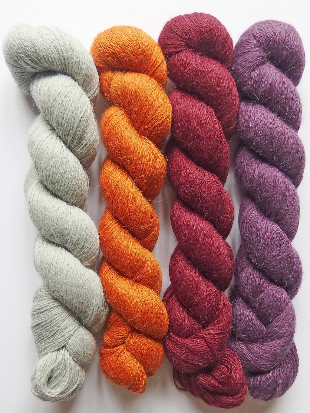 Skeins of yarn from Seam Haberdashery