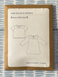 Two Stitches: Edie blouse & shirtdress