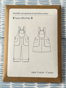 Two Stitches: Freddie dungarees & pinafore dress
