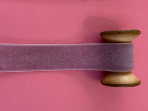 Italian Velvet Ribbon: vintage lilac