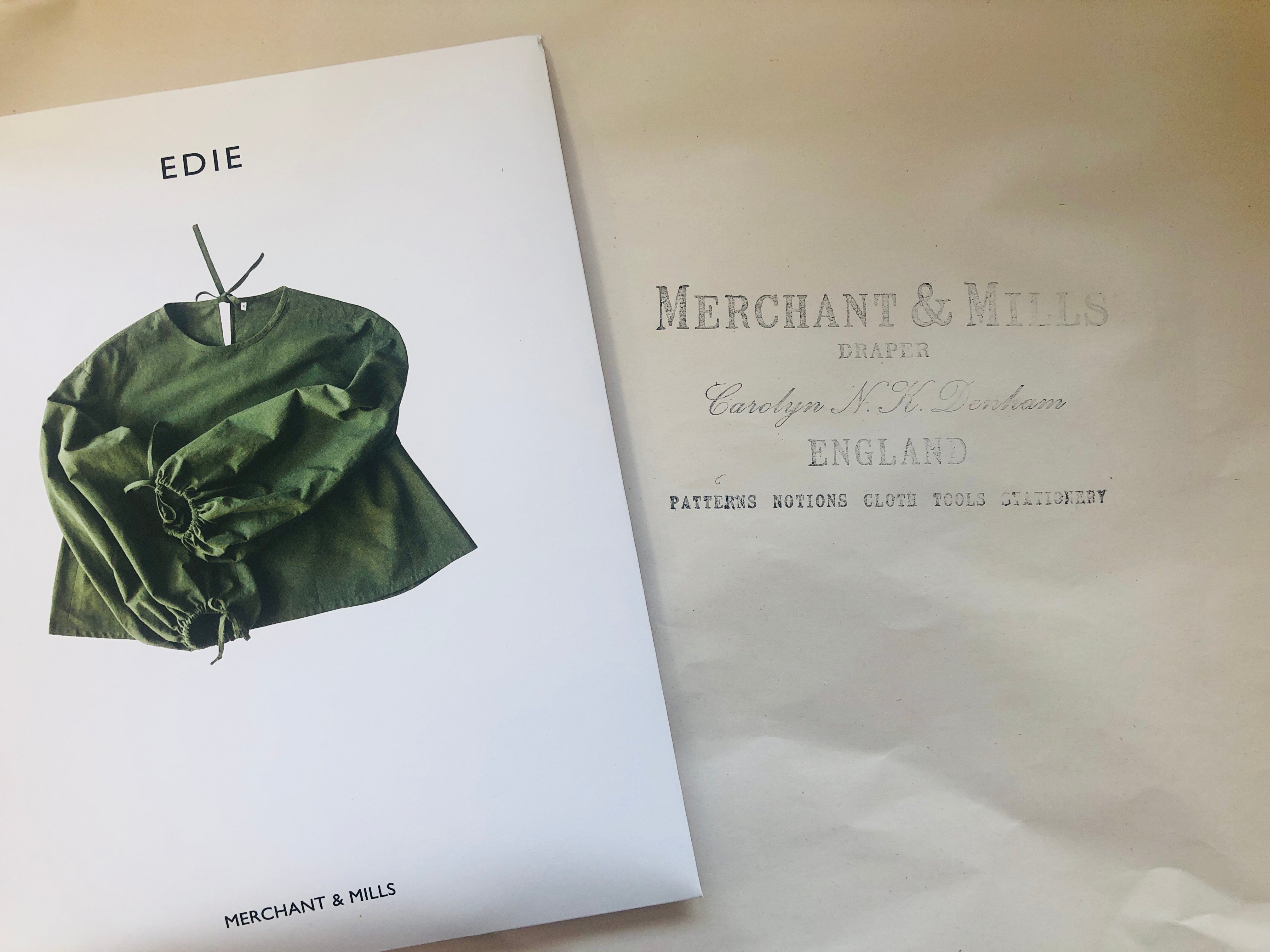 Edie: Merchant & Mills pattern