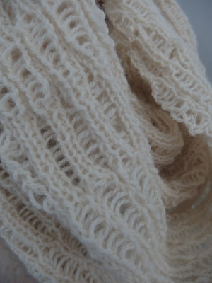 Scarf - Extraordinarily soft 100% Alpaca - Vanilla