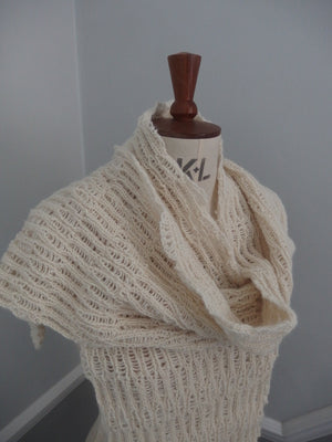 Scarf - Extraordinarily soft 100% Alpaca - Vanilla