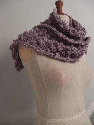 Scarf - Extraordinarily Soft 100% Alpaca - Mulberry