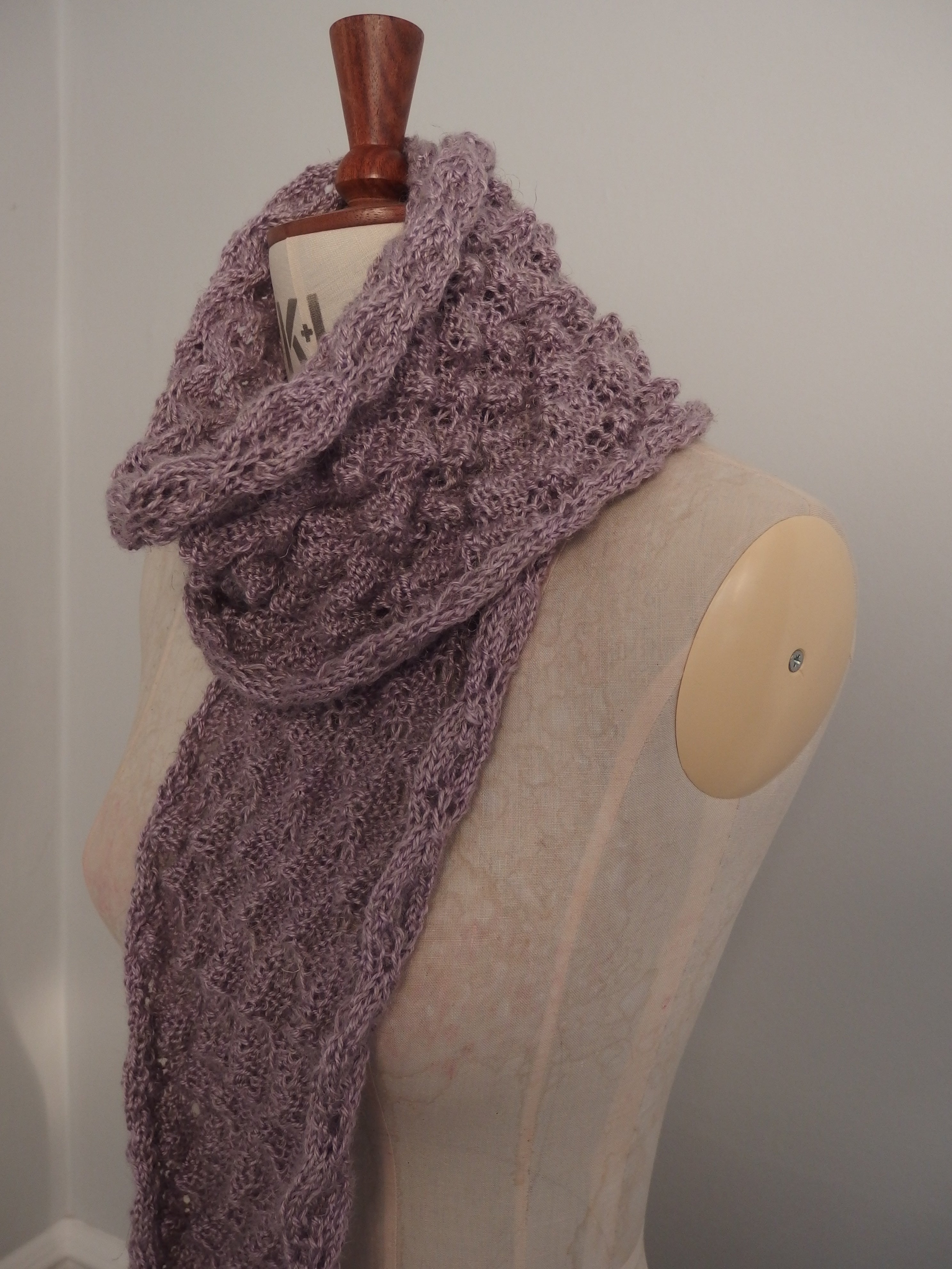 Scarf - Extraordinarily Soft 100% Alpaca - Mulberry