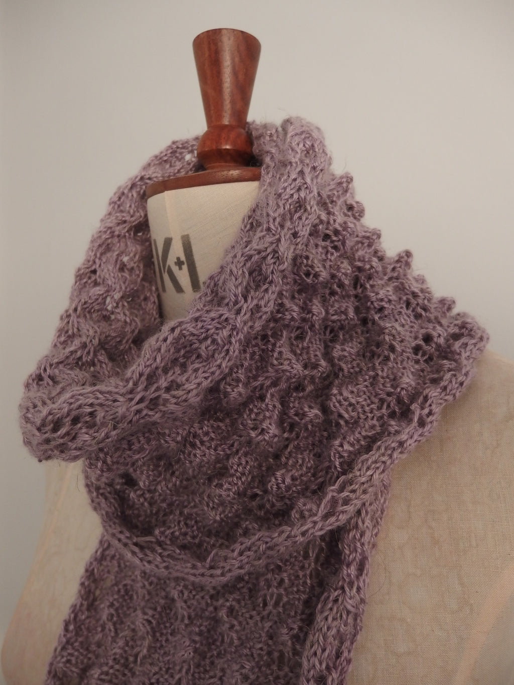 Scarf - Extraordinarily Soft 100% Alpaca - Mulberry