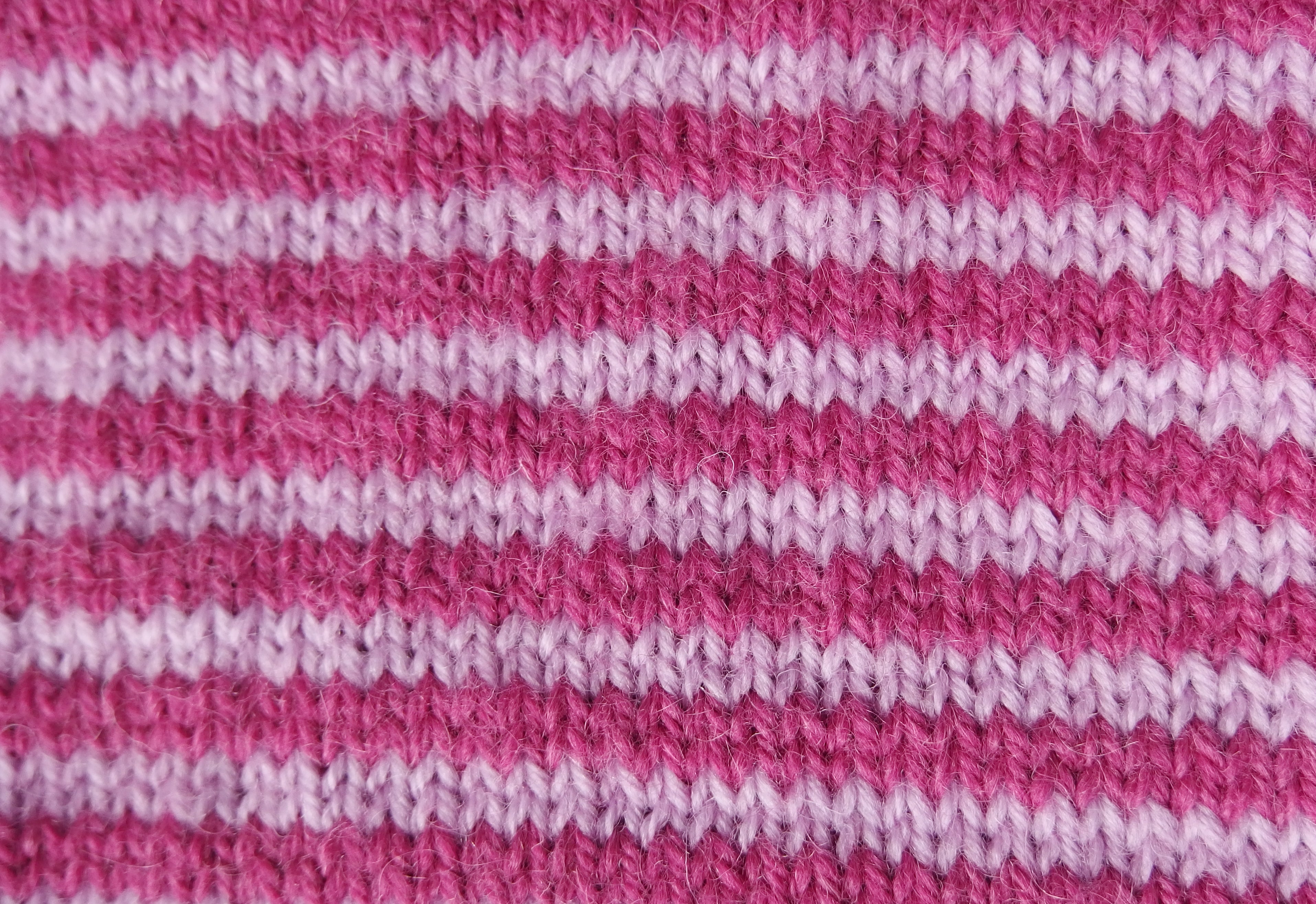 Baby Jumper - 100% Baby Alpaca - Fuchsia & pink stripes