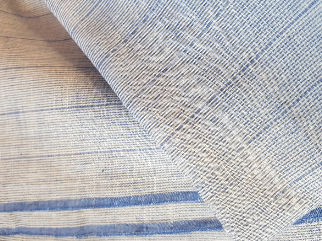 Cloud Stripe Indian Cotton Fabric: Merchant & Mills