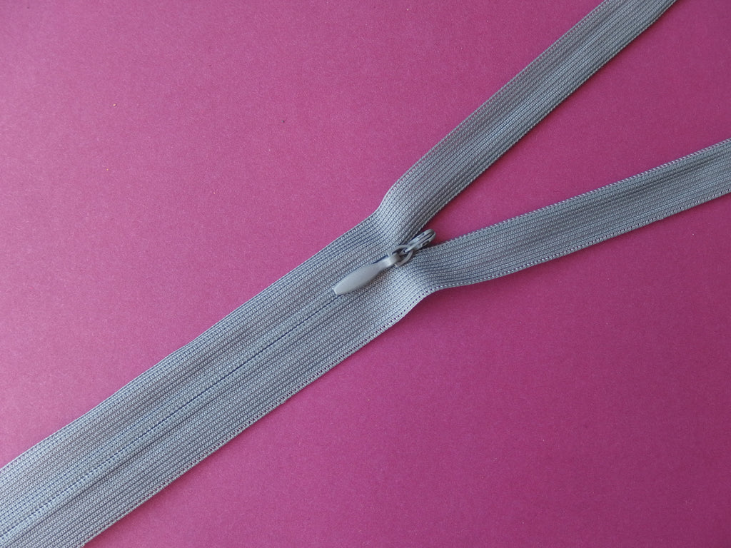 Concealed Zip: Grey