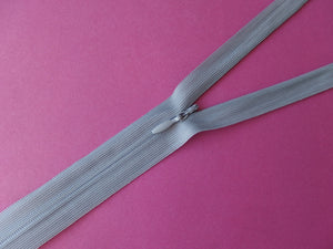 Concealed Zip: Grey