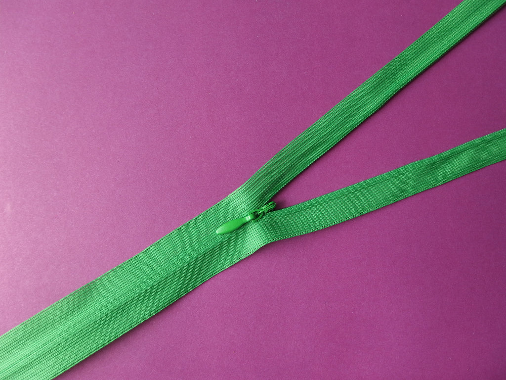 Concealed Zip: Lime Green