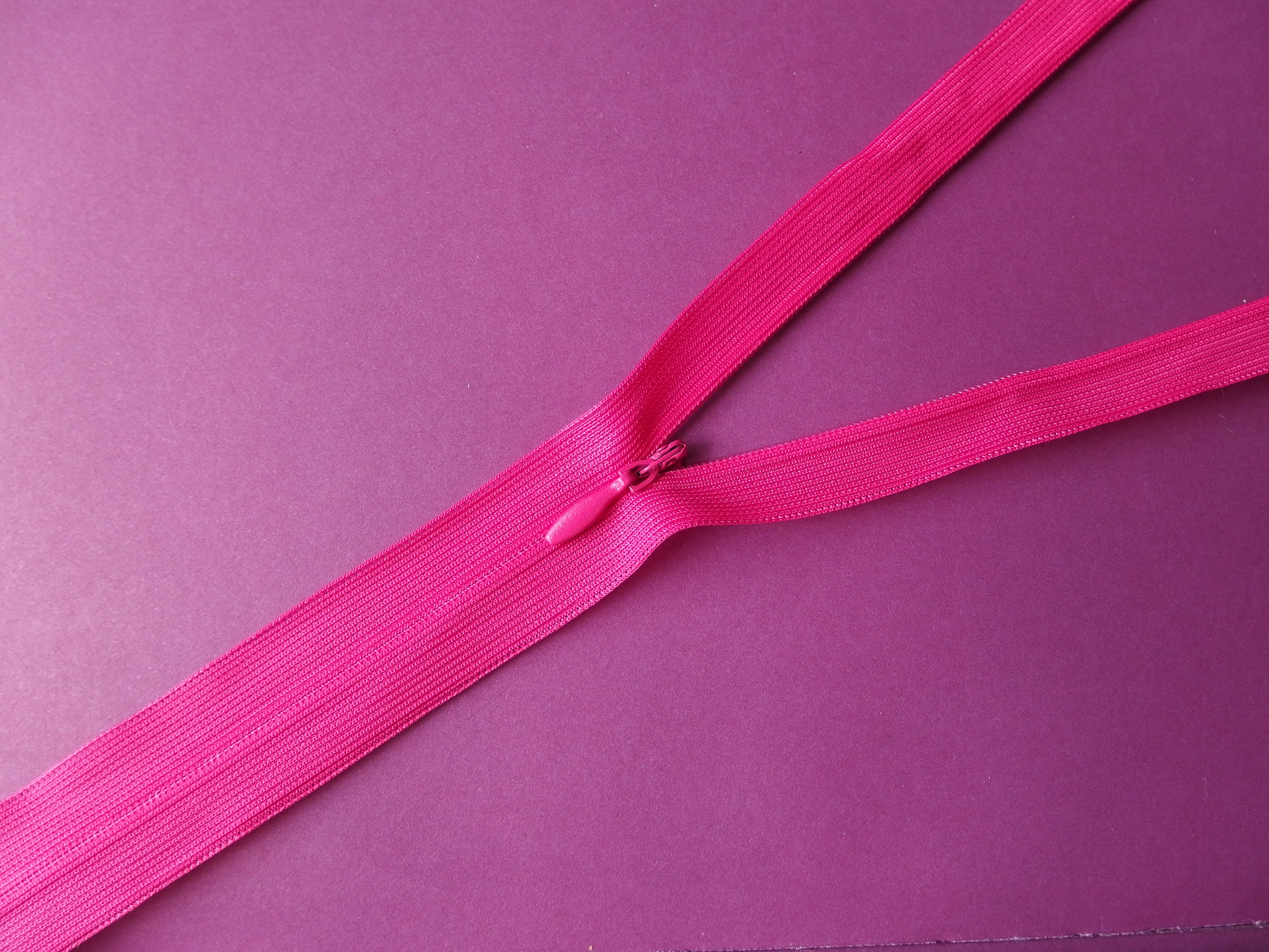 Concealed Zip: Pink