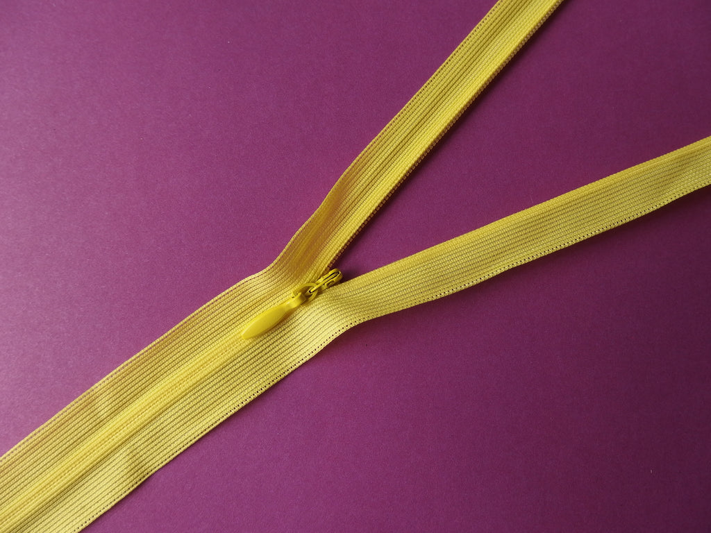 Concealed Zip: Yellow