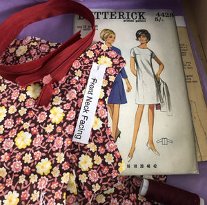 Vintage dress-making kit