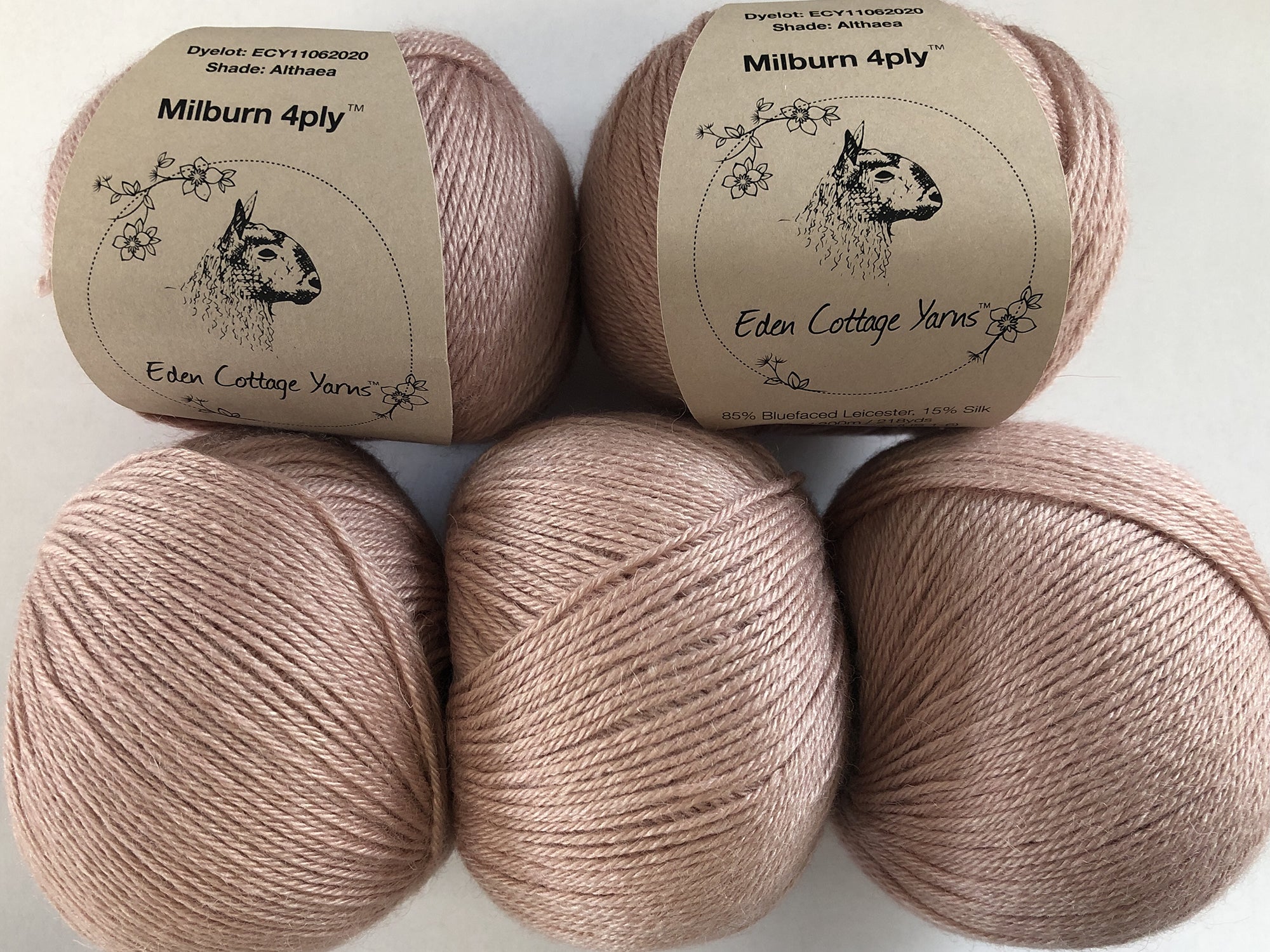 Milburn 4ply Yarn: Eden Cottage Yarns