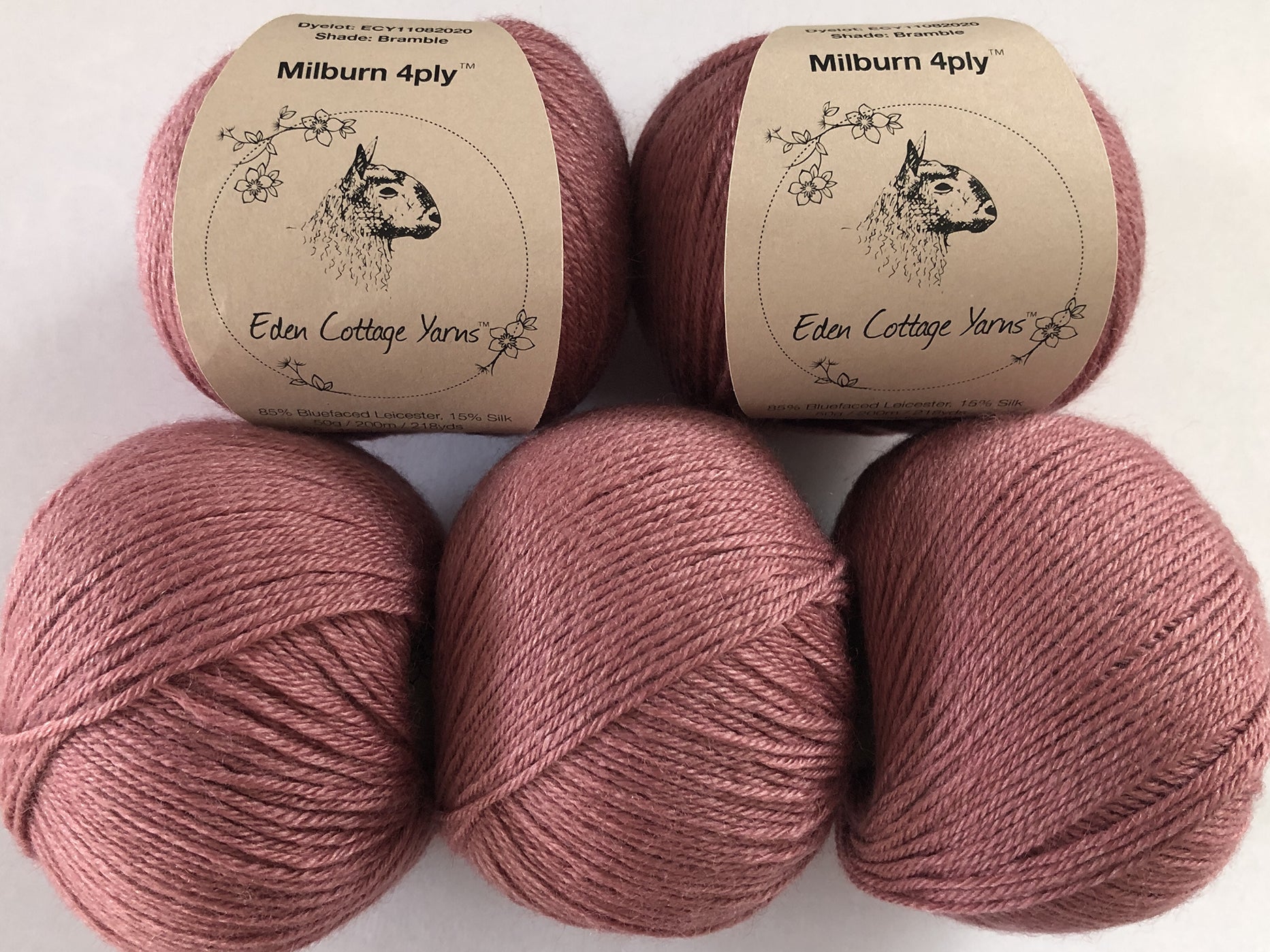 Milburn 4ply Yarn: Eden Cottage Yarns