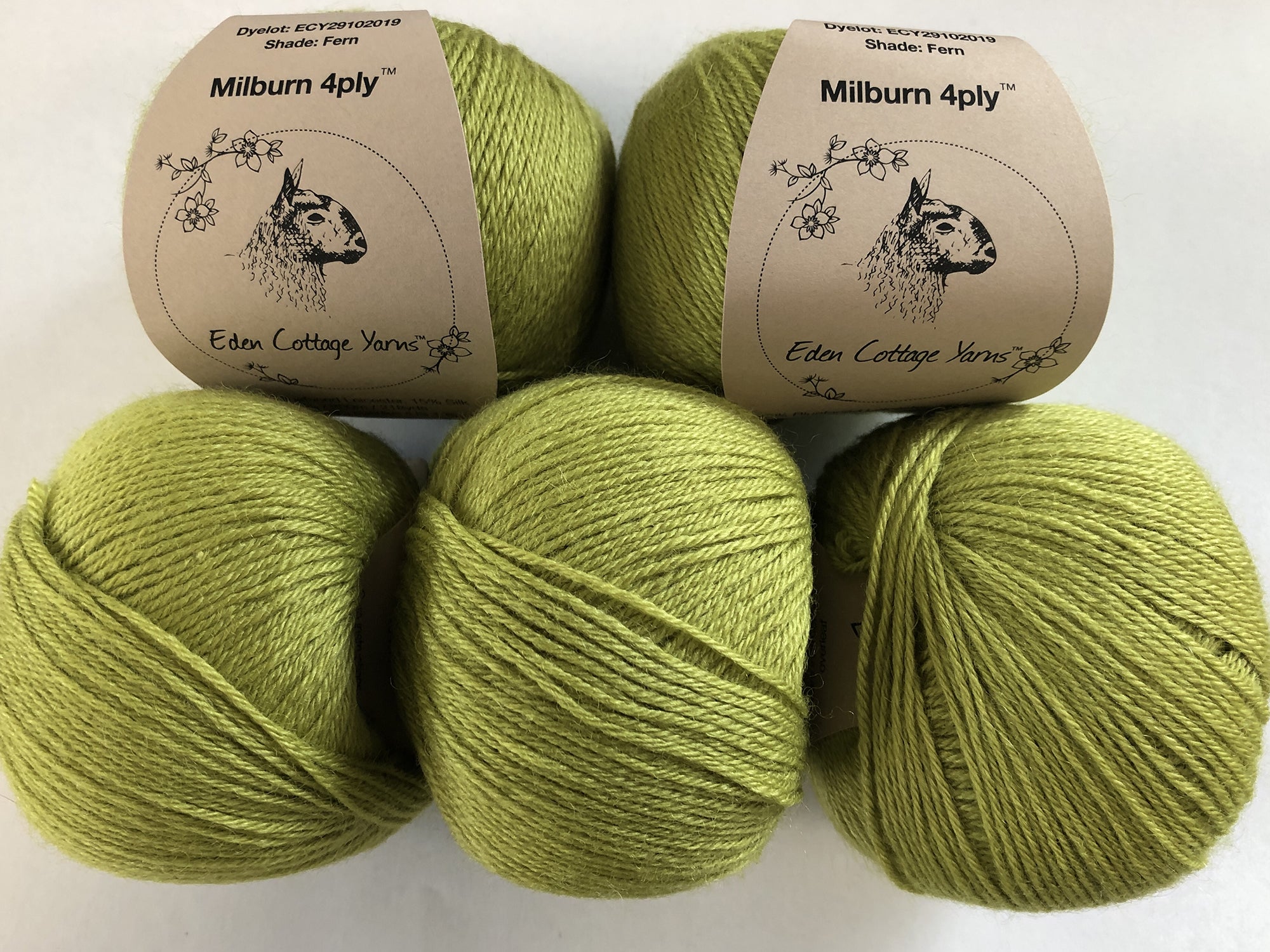 Milburn 4ply Yarn: Eden Cottage Yarns