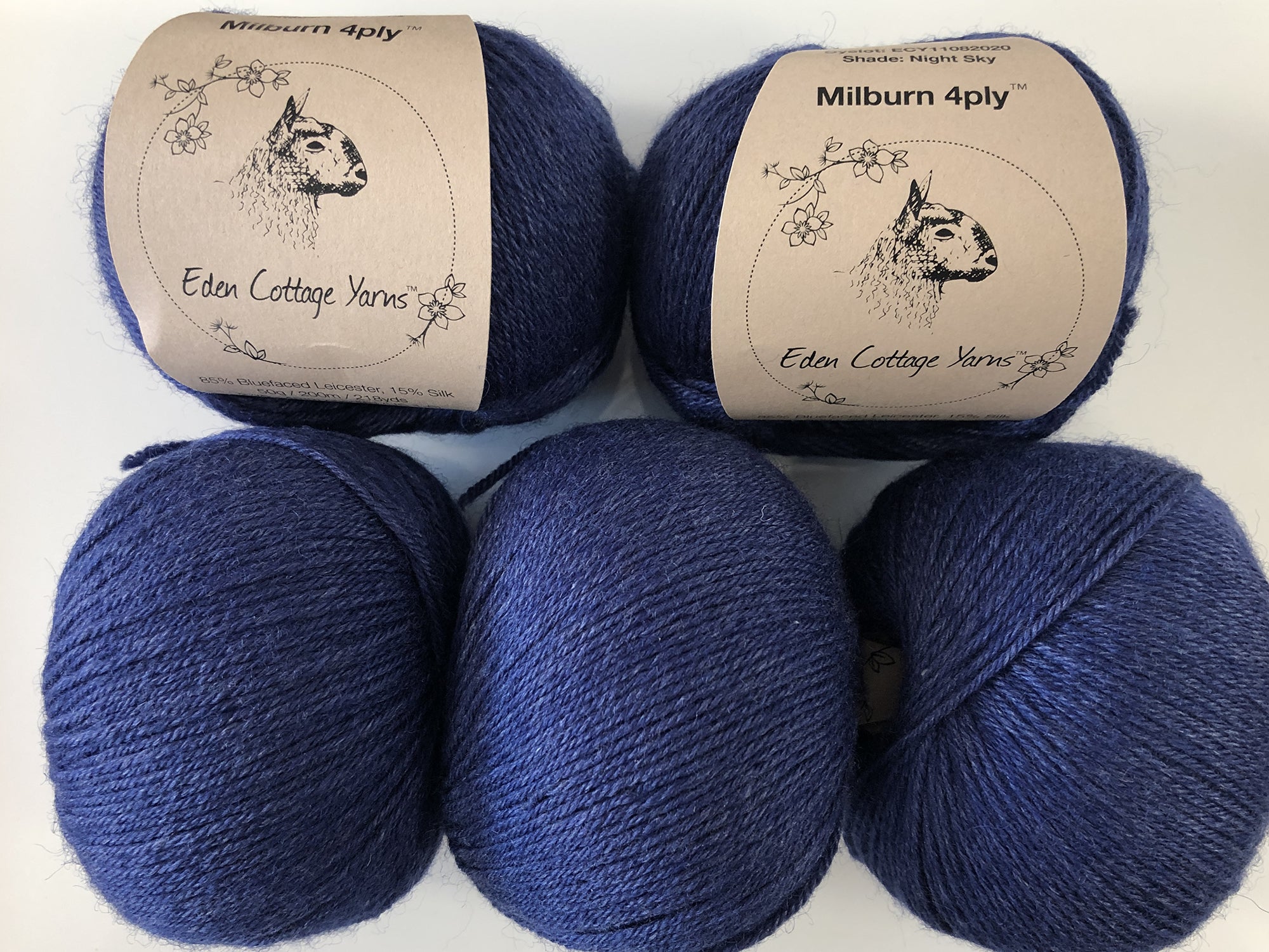 Milburn 4ply Yarn: Eden Cottage Yarns