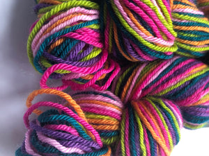 Fab Funky Fibres - Self-striping hand-dyed yarn