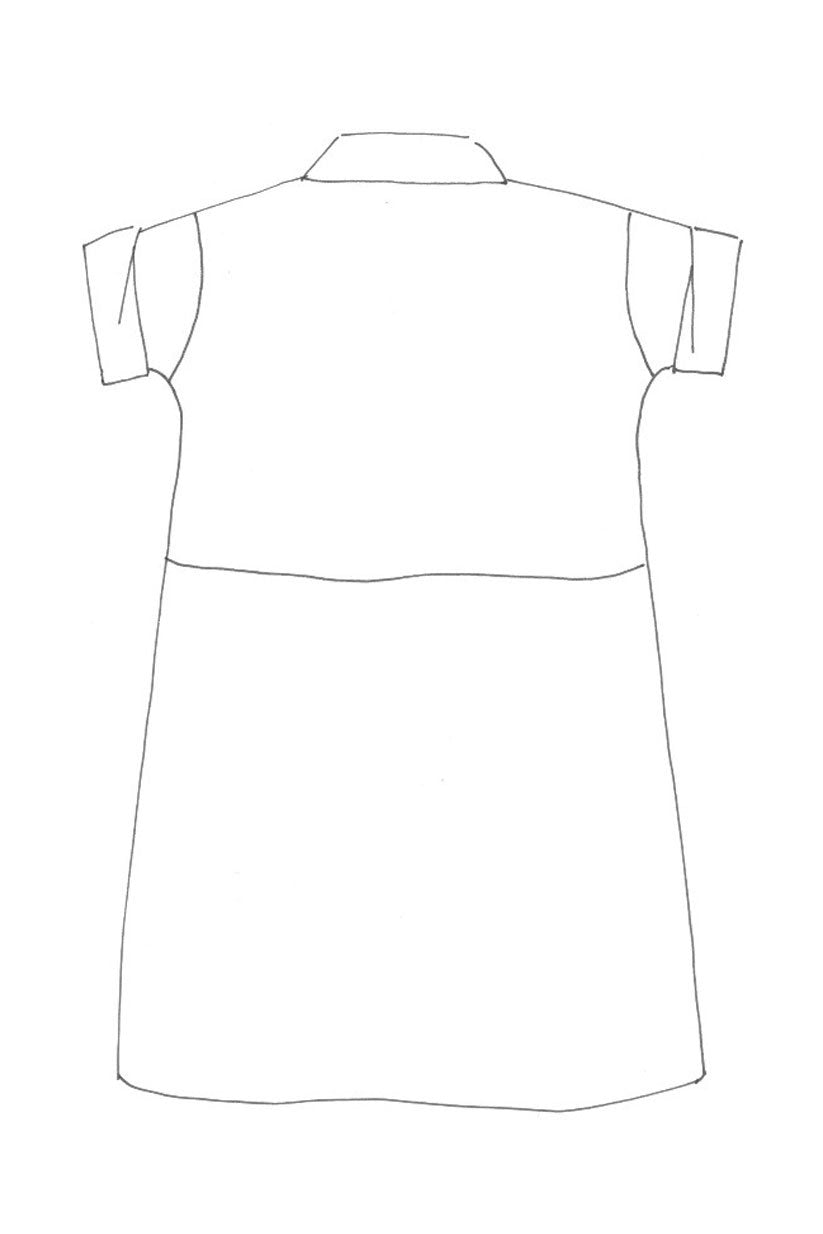 Factory line drawing: Merchant & Mills pattern