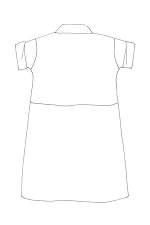 Factory line drawing: Merchant & Mills pattern