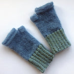 Fingerless Gloves: Merino & Mohair Silk