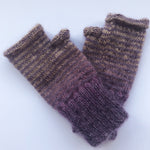 Fingerless Gloves: Merino & Mohair Silk