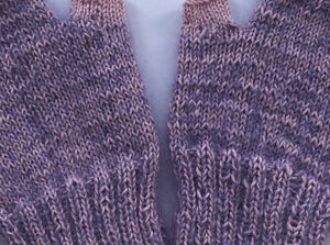 Fingerless Gloves: Cotton Silk & Mohair Silk