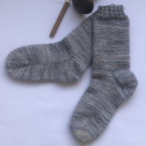Rainbow through the Rain Hand-knitted Socks