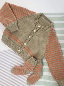 Baby cardigan and socks set