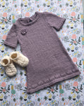 Knitted dress - 100% Baby Alpaca - lavender