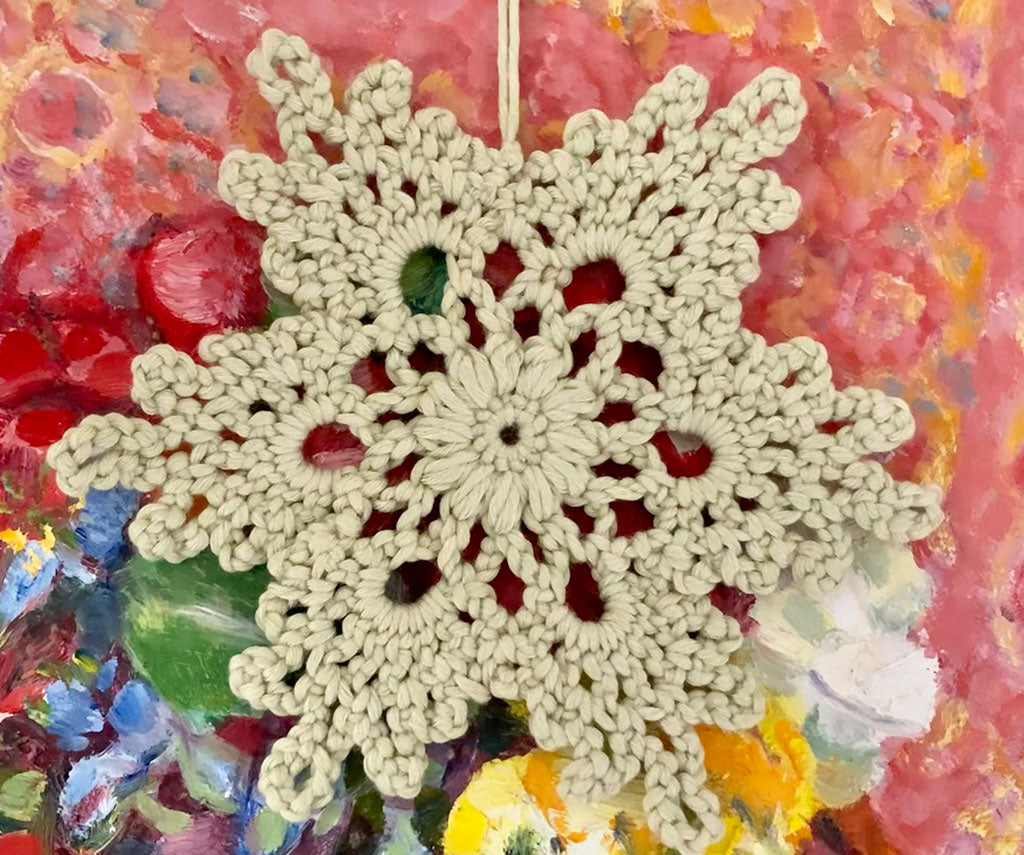 Crochet Pattern: Christmas Snowflake