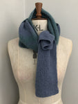 Moss stitch Silk & Alpaca Lightweight Scarf