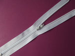 Nylon closed end Zip: 20cm White