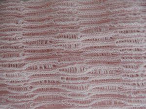 Scarf - Extraordinarily soft 100% Baby Merino Wool: Pale Pink