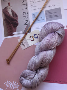 Heavenly Scarf knitting kit