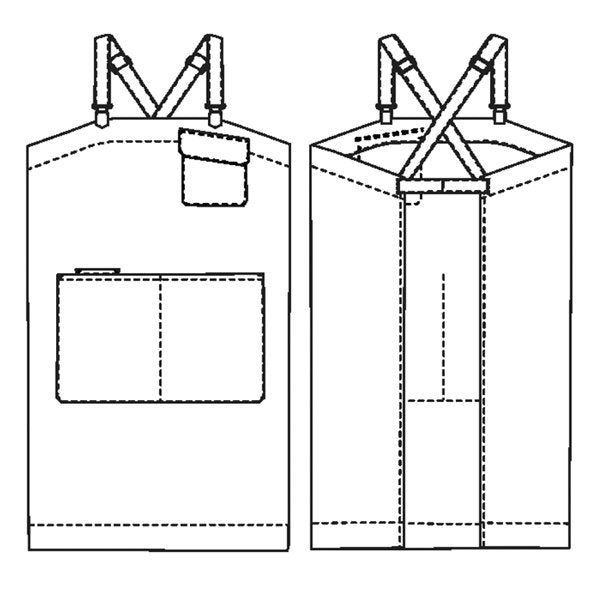 Victor line drawing: Merchant & Mills pattern