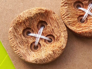 Vintage Buttons: wooden