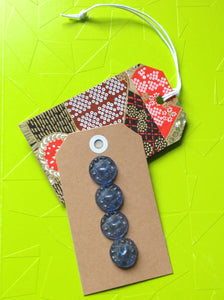 Vintage Buttons: blue