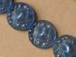 Vintage Buttons: blue