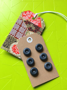 Vintage Buttons: dark green